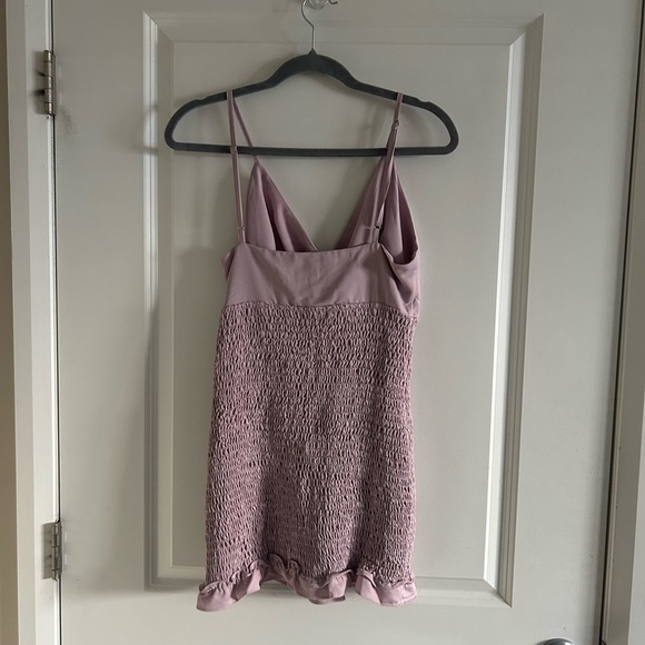 - Revolve Superdown Smocked Lilac Mini Dress - Picture 7 of 13